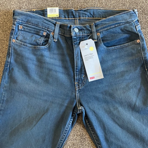 Levi’s Flex Skinny Taper 36-32 sits Below waist & Stretch Mens Jeans - Picture 2 of 6